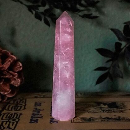 Punta de Cuarzo Rosa
