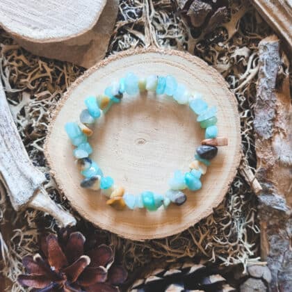 Pulsera Chip Amazonita