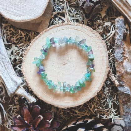 Pulsera Chip Fluorita