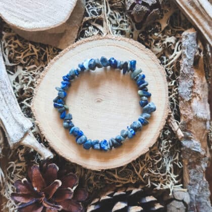 Pulsera Chip Lapislázuli