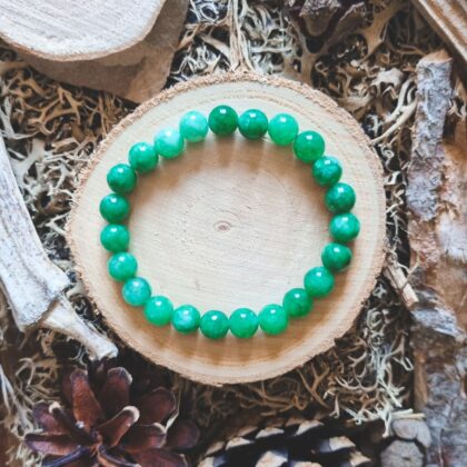 Pulsera Jade Verde Esmeralda